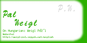 pal weigl business card